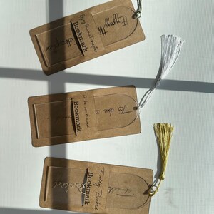 Bookmarks, Book Lover, Acrylic Bookmark, Custom Bookmark, Cute Bookmark, Reader Gift, Book Lover Gift, Bookmark With Tassel