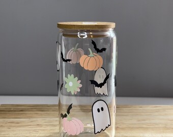 Spökfladdermöss glaskopp, Ghostie, Ghostie-kopp, Spöklik glaskopp, Spöklik kopp, Fladdermöss glaskopp, Höstpresent, Spöklika fladdermösskopp, Spökälskare-present,