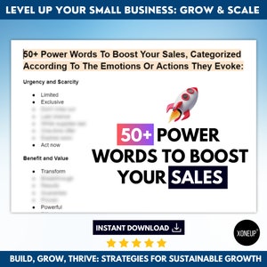 50+ Power Words That Convert and Close Deals | Sell Like a Master: Power Words & Sales Psychology | Power Word Cheat Sheet