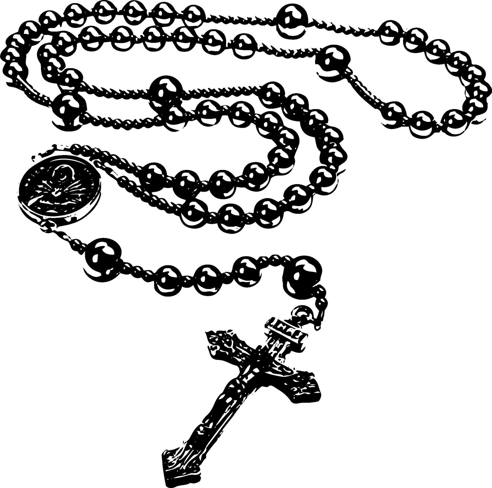 Rosary Beads Digital Download File JPG, PNG, SVG. Print on Your Crafts or Shirts. Holy Catholic ...