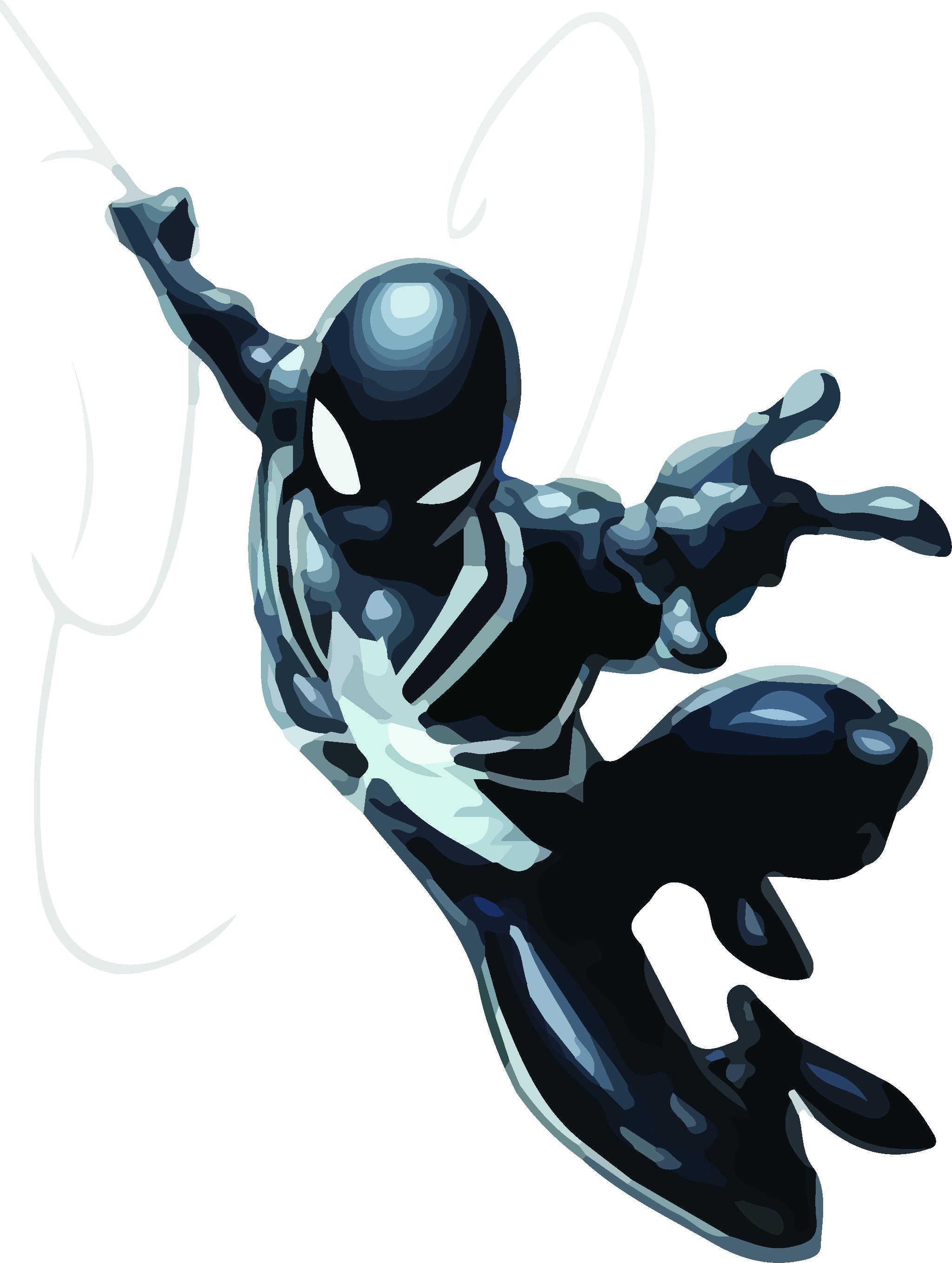 Black Spiderman - Etsy
