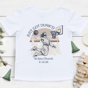 Just Got Dunked Funny Baptism Onesie®, Baptized Shirt, Custom Baptism Baby Onesie®, Baptism Baby Gift, Baby Shower Gift, Baby Christening