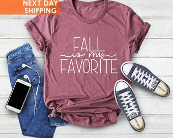 Fall Is My Favorite Shirt, Women's Halloween Tee