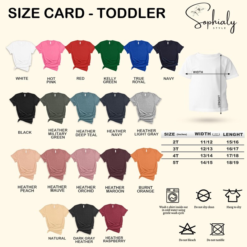 the size of a t - shirt for a toddler