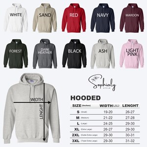 a hoodie size guide for men and women