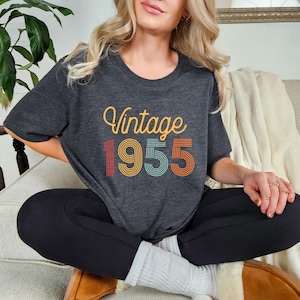 70th Birthday Shirt, Vintage 1955 Shirt, 70th Birthday Gift For Women Men, 70th Birthday Party Shirts, Retro I&#39;m Bringing The 70 Reasons