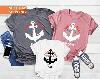 Cruise Squad, Family Matching Vacation Shirts, Family Cruise Shirts, Matching Family Outfits, Custom Cruise Shirts, Cruise 2023 Shirts