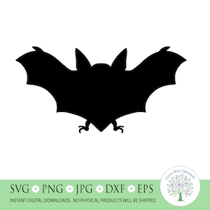 Vampire bat silhouette svg, Halloween bat svg, Halloween design svg, Spooky vibes, Party decor svg, Silhouette, Cricut cut file, sublimation