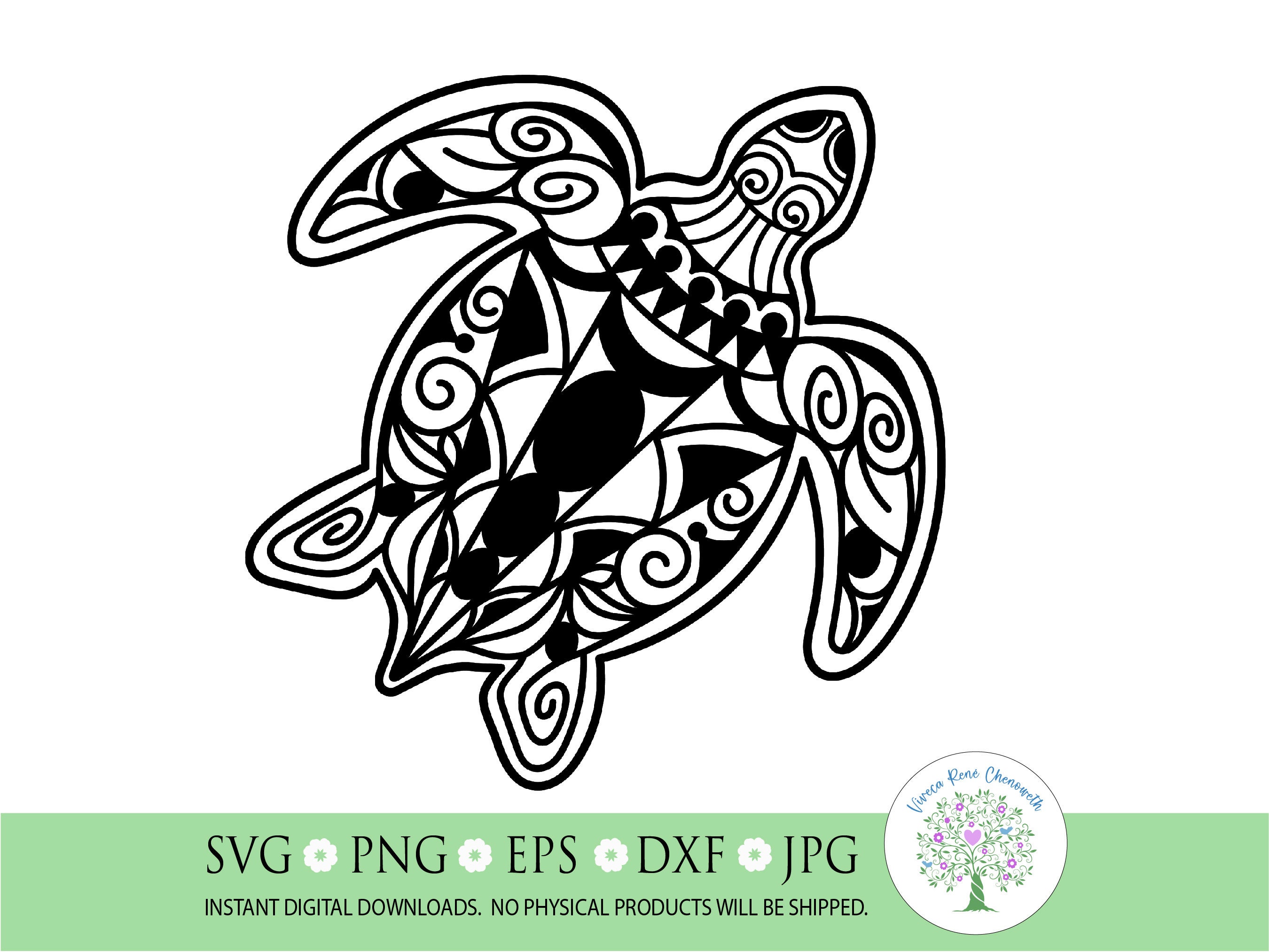 Sea Turtle Svg Tribal Sea Turtle Svg Doodle Sea Turtle Svg - Etsy