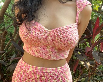 Easy Crochet Top Pattern | Crochet Summer Top | Crochet Crop Top Pattern | Crochet Bralette Pattern | Boho Top | Bohemian Top