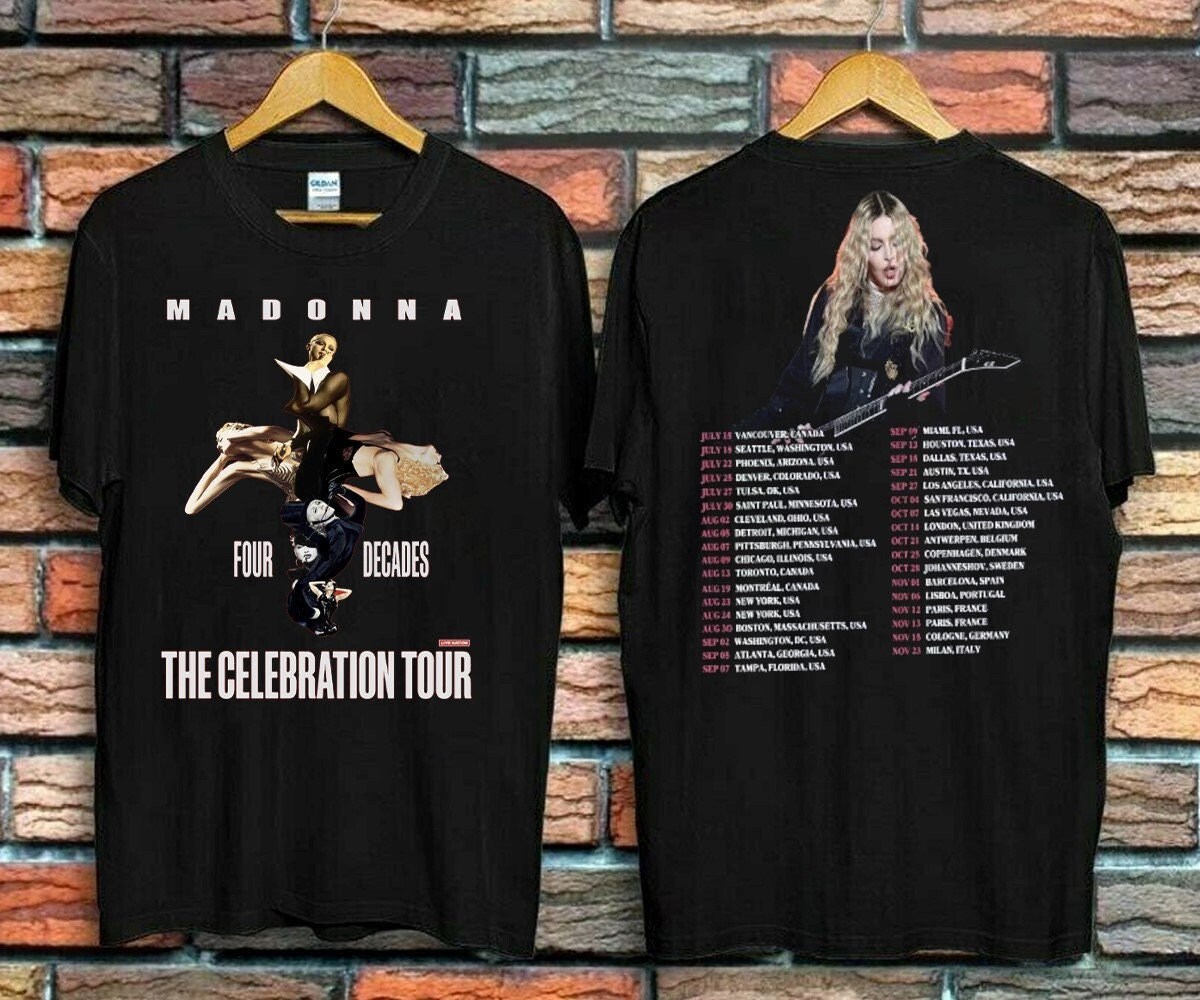 Madonna The Celebration Tour 2023 Shirt, The Celebration 2023 Tour Concert Shirt