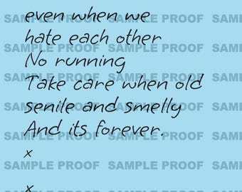 Greys Anatomy Post It Note Image - Sign your own names - JPEG & SVG - Instant Download