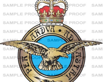 RAF Royal Air Force Logo High Quality PDF & SVG Files - Instant Download