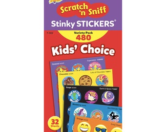 Kids Choice Scratch 'n Sniff Stinky Stickers® Variety Pack  - Reward Charts - 480 Stickers - 32 Sheets