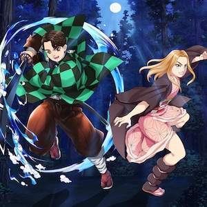 Custom Anime Portrait, Anime Couple Portrait From Photos, Personalized Gift On Birthday, Christmas, Valentine&#39;s Day