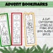 Kids Printable Advent Coloring Bookmarks, Christmas Sunday School ...