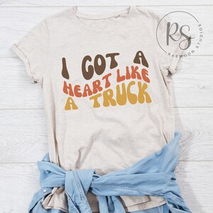 DIGITAL DOWNLOAD - I Got A Heart Like a Truck 2 - svg, png, jpg