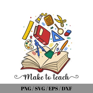 1000 Teacher SVG Bundle, Teacher PNG, Mega Bundle, Back to School, Teacher Graphics, Teacher Digital Files, Instant Download zdjęcie 2
