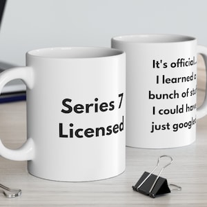 Series 7 Could Have Googled Mug, Series 7 Gift, Finance Mug, Investment Banking Mug, Banker Mug, Finance Gift, Investment Banker, Series 7