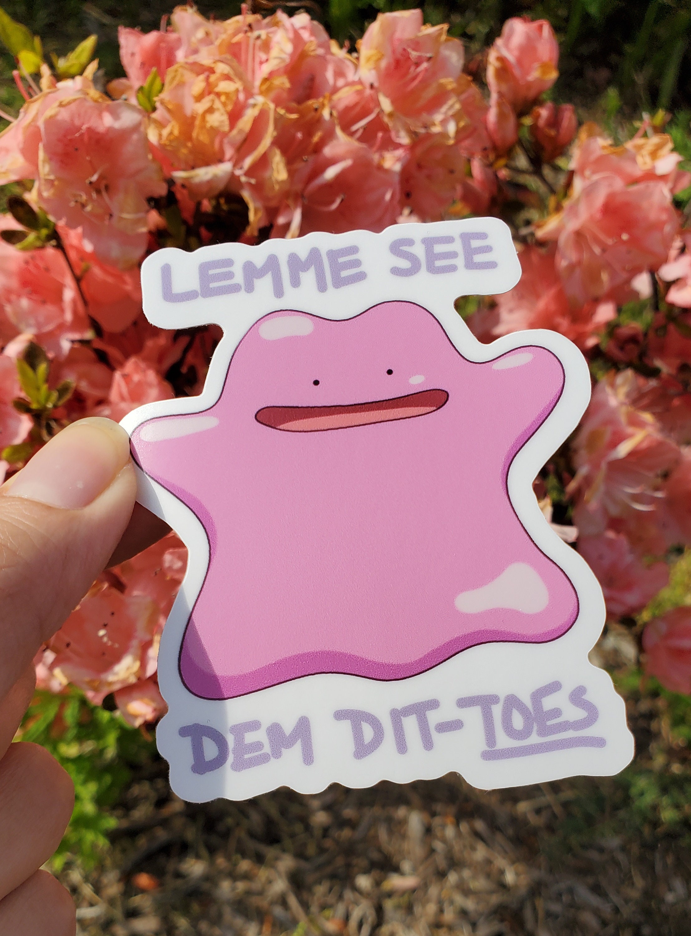 WATERPROOF Sticker Animon SCREM BOI Ditto Pokemon 