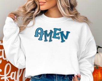 AMEN Christian T-Shirt, Unisex Faith Tee, Religious Gift, Inspirational Mothers Day, Trendy Spiritual Shirt for Mom