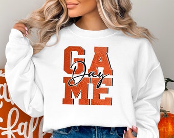 Game Day Mom Sweatshirt, Football Mother Hoodie, Sports Event T-Shirt, Mom Birthday Gift, Essential Mothers Day Apparel