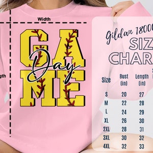 Game Day Softball Mom Sweatshirt, Perfect Mothers Day Gift, Casual Mom Hoodie, Trendy Sports T-Shirt for Mom Birthday image 4