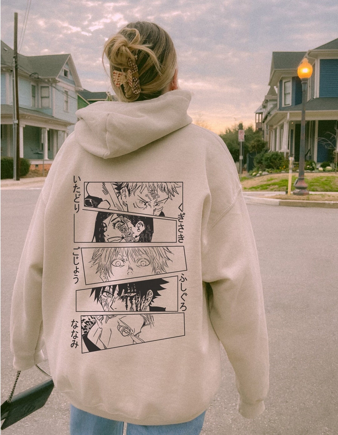 Vintage Anime Hoodie, Anime Lover Gift, Anime Merch, Anime