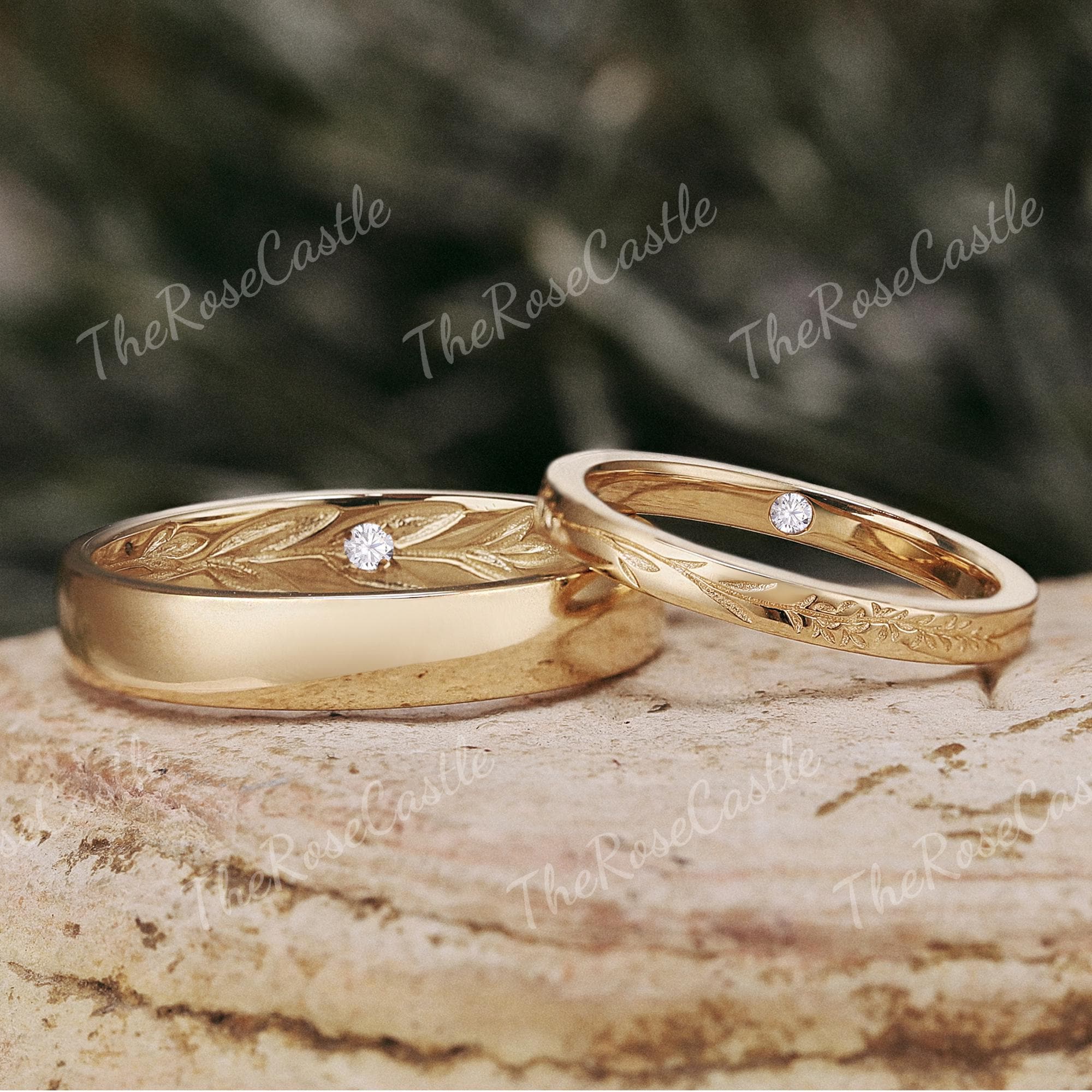 Anillo De Compromiso De Moissanita Ovalada: Anillo De Novia Vintage Con Banda Trenzada En Oro Rosa De 14/18 Quilates. - España