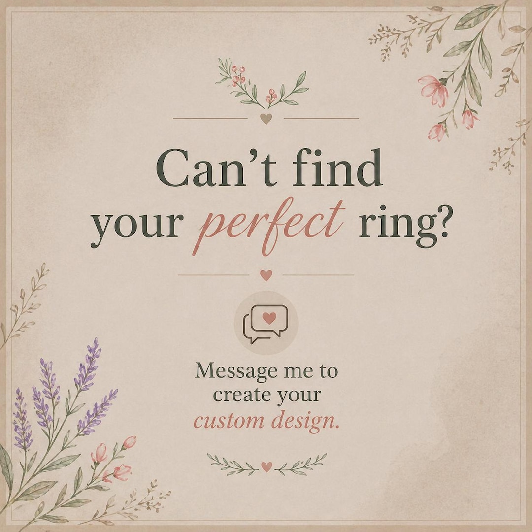 Unique Message Custom Ring Design Order – Message for Your Unique Creation - Etsy