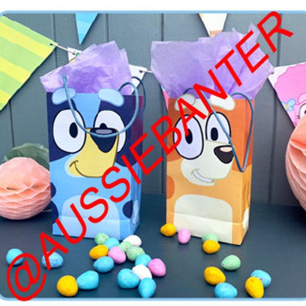 Bluey Party Bags DIY