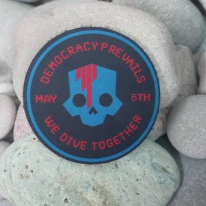 HellDivers 2 May 6th ROUNDD velcro badge