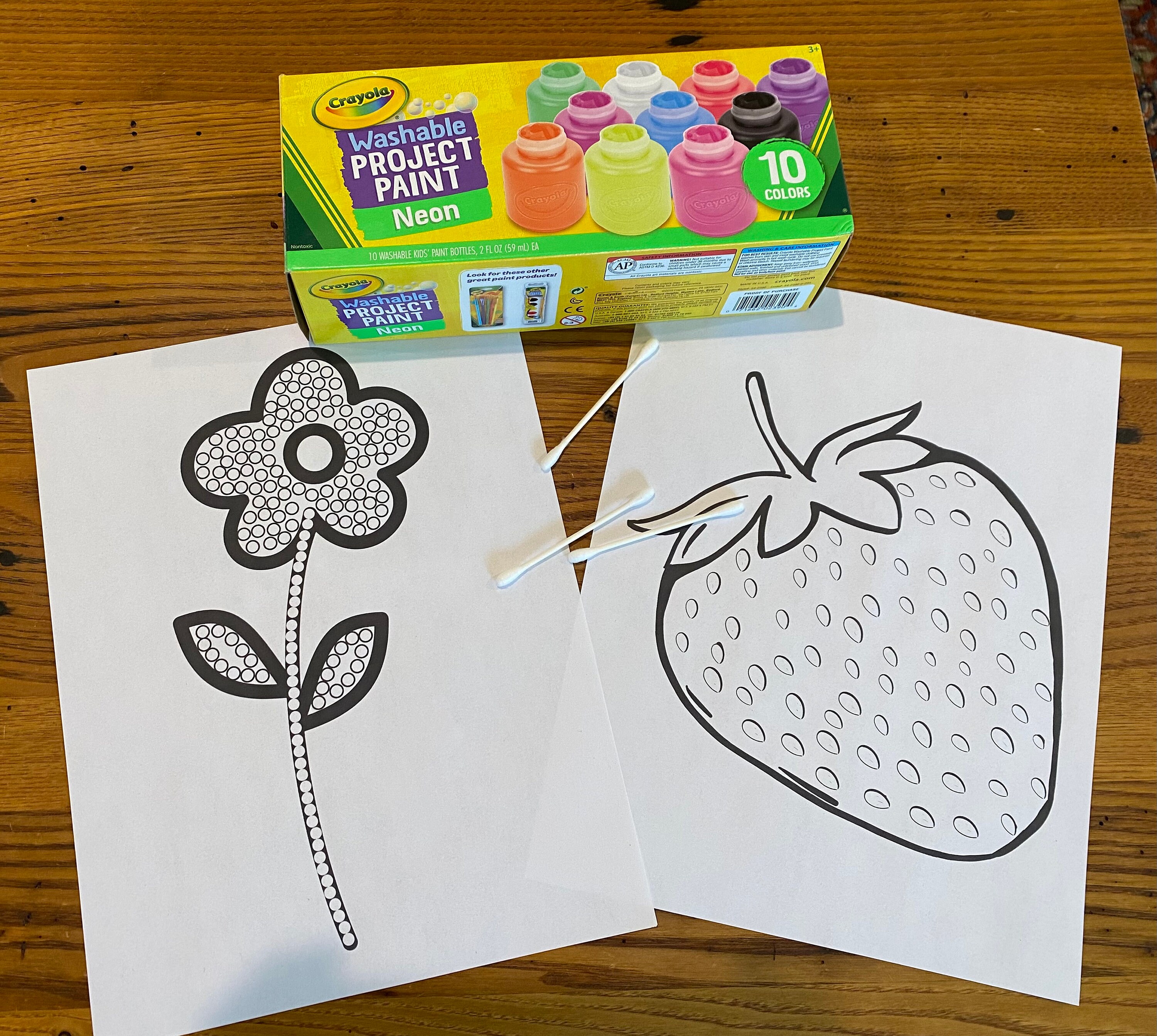 7 Qtip Painting Templates Train Car Plane Truck Carrier Strawberry ...