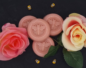 Sabonete de mel Sylter Rose da nossa própria apicultura - suave e puro - com azeite