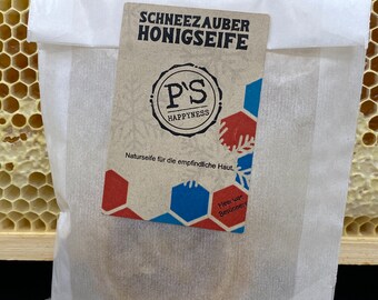 Snow Magic Honey Soap from our own apiary - mild and pure - with olive oil