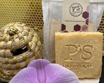 Orchid honey soap from our own beekeeping - mild and pure - with olive oil