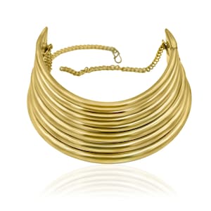 Ethnic Choker jewelry Oversize Choker Necklace Boho Hippie Style Choker Egyptian Jewelry Wholesale Necklace, without Plating Jewelry