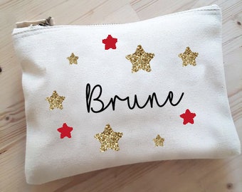 Star pouch kit / personalized / gift / child / child pouch / child kit