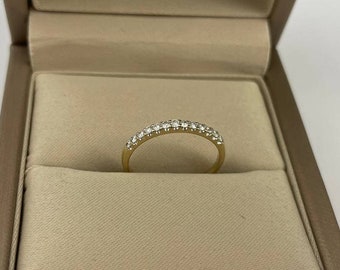 Diamond Ring, 18k Gold Ring, Womens Solid Gold Statement Ring, Dainty Natural Diamond Stacking Ring