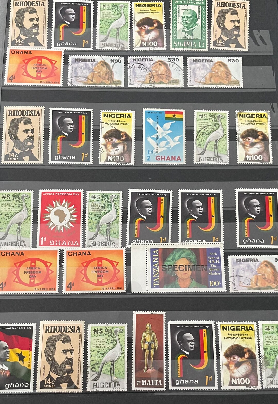 Stamps of Africa, 1960 to 1970 - Etsy