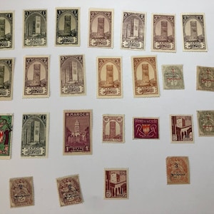 Stamps. Maroc