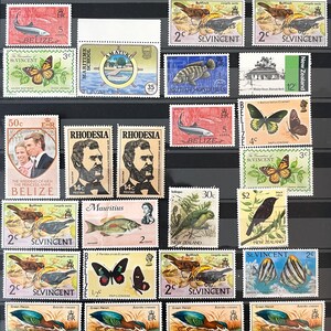 Timbres des colonies britanniques, 1970 à 1980