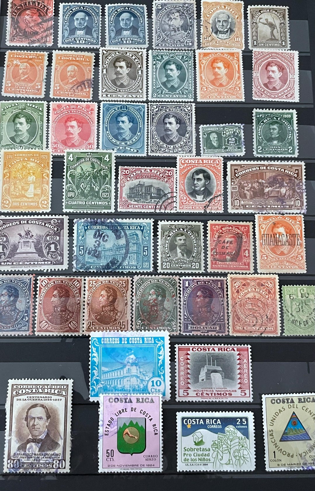 Stamps of Costa Rica, 1901 to 1960 - Etsy