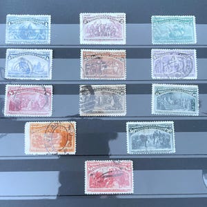 Stamps of USA, Columbian exposition issue, 1893