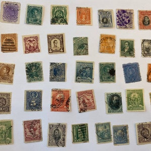 Briefmarken. Südamerika