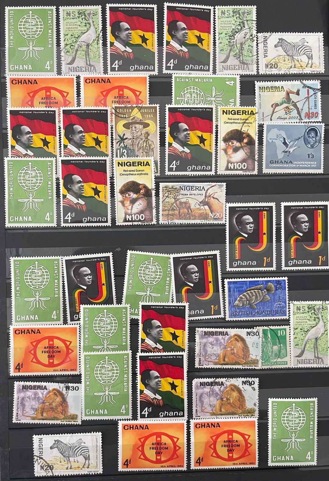 Stamps of Africa, 1960 to 1970 - Etsy