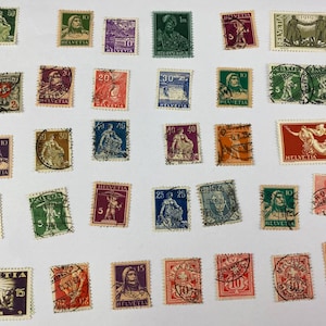 Stamps. Switzerland