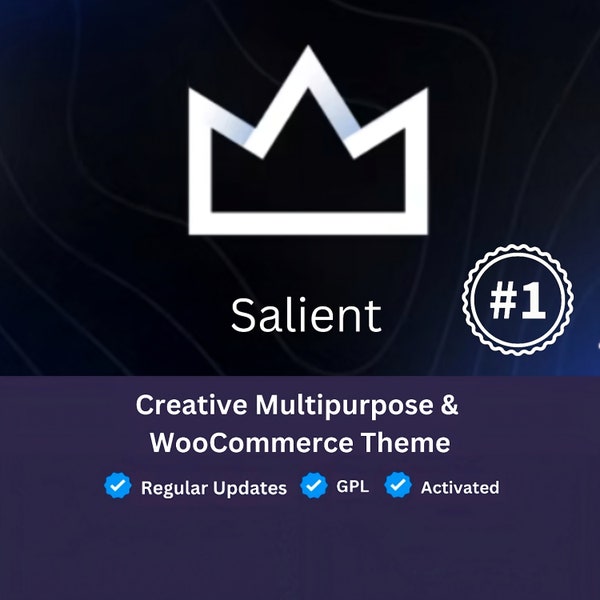 Salient WordPress Theme | Creative Multipurpose & WooCommerce | Latest GPL Licensed | Regular Updates | Elevate Your Website