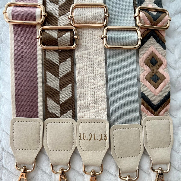 Popular Tumbler Crossbody Strap Removable Mix and Match Bag Strap Travel Accessory Custom Engraved Boho Shoulder Strap For Everyday Outing