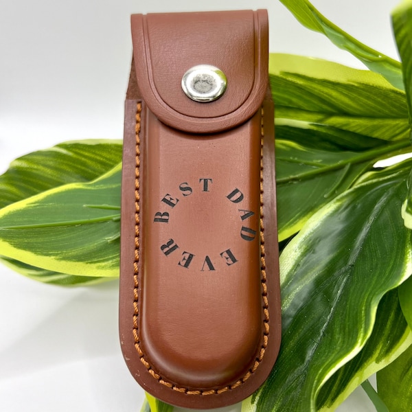 Customizable Leather Pocket Knife Sheath Leather Knife Case Fabric Holder Knife Pouch Knife Holster Belt Knife Leather Holster Utility Knife